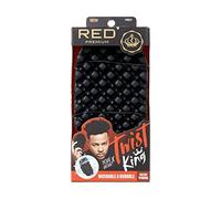RED by Kiss Bow Wow X Twist King, spazzola per styler di lusso di alta qualità, durevole, lavabile, racchetta in spugna per barbieri e uso quotidiano, ideale per capelli ricci, arrotolati, 4C