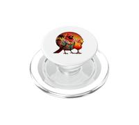 Red Cardinal Bird Bere Spiaggia Cocktail Vacanze Estive PopSockets PopGrip per MagSafe