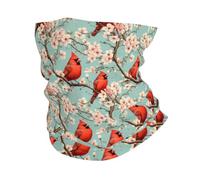 Red Cardinal On Branch Print 26X30Cm Versatili Ghetta da Collo Elegante Bandana per Sports Escursionismo Campeggio