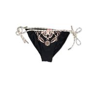 Red Carter Costumi Da Bagno Donna Con Bordo A Righe, Nero, X-Piccolo