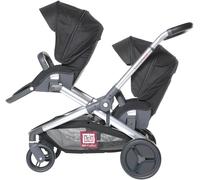 Passeggino per Bambini RED CASTLE Evolutwin Nero