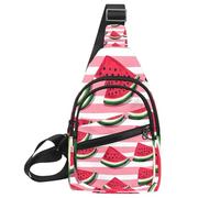 Red Cherries (4) Sling Zaino Borsa, Multicolore 18, 11.8x7x1.5in/30x18x4cm