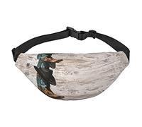 Red Cherries - Marsupio da viaggio e corsa, grande, alla moda, carino, per sport all'aria aperta, Cappello E Stivali Da Cowboy, Taglia unica