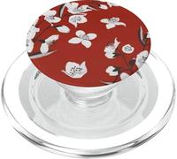 RED CHERRY BLOSSOM PopSockets PopGrip per MagSafe