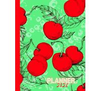 Red Cherry Monthly Planner 2026: Berry Daily Notebook Schedules for 12 month calendar with Large paper pad 8.5"x11" - 100 Pages, for teens girls and adult