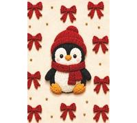 Red Christmas Penguin Composition Notebook, 120 Lined Pages, College Ruled Notebook Journal, Cute Aesthetic Notebook for School Notes Writing: Cute ... Notes, Journaling, School, and Daily Writing