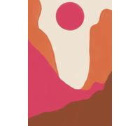 Red Clay - Canyon Moon - 6x9” Lined Journal | Cream Paper: Earthy layers and golden skies, for bold thoughts and late reflections.