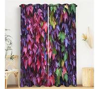 Red Creeper - Tende con occhielli, 167,6 x 228,6 cm, pannelli filtranti per la luce per soggiorno e camera da letto (2 pezzi), eleganti tende per finestre di patio e hotel