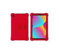 (Red) Custodia per tablet TCL Tab 8 4G con supporto regolabile e cover protettiva in silicone anti-caduta.