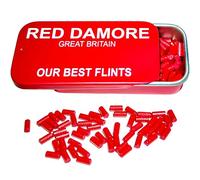 RED DAMORE 100 x Elite Accendini a pietra focaia: i nostri migliori accendini a pietra focaia,Pietrine universali, compatibili con la maggior parte degli accendini!