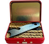 RED DAMORE - TINDERBOX EXPLORER - Kit accendifuoco, asta di ferro, acciaio antincendio, attaccante del fuoco, scout, campeggio, EDC, bushcraft