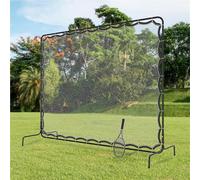 Red de rebote para práctica de tenis de 2,13 x 2,90 m (7 x 9,5 pies) - Red de rebote portátil para entrenamiento de tenis, voleibol y otros deportes - Ideal para canchas de tenis, patios y raquetas.