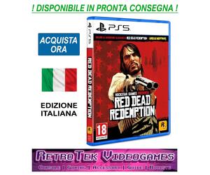 RED DEAD REDEMPTION REMASTERED SONY PS5 PAL ITA SIGILLATO PPSA-30523