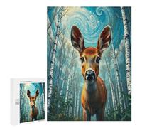 Red Deer Puzzle 500 Pezzi Per Amanti Del Rompicapo Collezionisti Paisaje Edificio 500 Pezzi Paesaggi Classici Relax E Stimolo Intellettuale Per Adulti 500 PCS