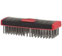 Red Devil 4166 - Spazzola in acciaio INOX con impugnatura morbida, 17,8 cm