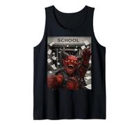 Red Devil, Meme Selfie Divertente, ultimo Giorno di Scuola Canotta