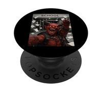 Red Devil, meme selfie divertente, ultimo giorno di scuola PopSockets PopGrip Adesivo