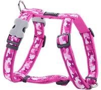 Red Dingo Dog Harness Design, Camouflage Hot Pink, Small 15mm Hot Pink Small