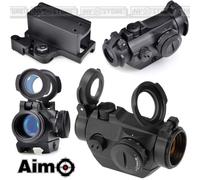 Red Dot AIMO RD-2 AIM-O T1 QD Mount per Fucile Slitta Weaver + Supporto Basso BK