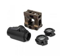 Red Dot Sight con Tactical Fast 5,7 cm Mount Combo, ottica olografica riflettente, con copertura protettiva trasparente (con DE 5,7 cm)