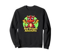 Red Dragon Adventures - Simpatico Design a Forma di Drago Felpa