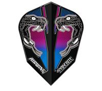 RED DRAGON Airwing Unique Moulded Peter Wright Snakebite Blu V-Standard Freccette 1 Set per confezione (3 freccette in totale)