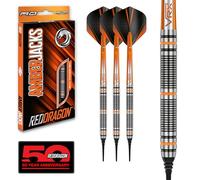 RED DRAGON Amberjack 2: 18g: - Freccette in Acciaio al tungsteno al 90% con Alette per Freccette e aste per Freccette