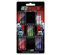 RED DRAGON Collezione di aste Nitro Ionic per freccette, 5 set per confezione (15 corpi in totale)