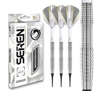 RED DRAGON Darts - Seren Pure 3-90% Tungsteno - 18g Barile / 20g Peso Pieno Punta Morbida Set di Freccette con voli e aste per Freccette