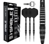 RED DRAGON Freccette - Serie Sable 22 g | Punte intercambiabili alimentate da Winmau | Set di freccette in acciaio al tungsteno 90% | Bomb Barrel | Freccette Proi con punta in metallo
