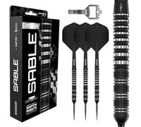 RED DRAGON - Freccette serie Sable da 22 g | Punti di commutazione alimentati da Winmau | Set di freccette in tungsteno al 90% | Cilindro parallelo | Set di freccette con punta in acciaio