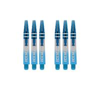 RED DRAGON Gerwyn Price Nitrotech Blue tuffato con albero per freccette intermedio superiore blu, 2 set per confezione (6 alberi in totale)