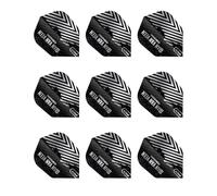 RED DRAGON Giocatore Professionista Gian Van Veen Hardcore Forma No. 6 Extra Thick - 100 Micron - Extra Spesso - Voli di Freccette 3 Set per Confezione (9 Voli di Freccette in Totale)