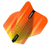 RED DRAGON Hardcore Ionic Orange Dart Flights - 3 Sets per Pack (9 Dart Flights in Total)