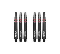 RED DRAGON Nitro Xfire Intermediate Dart Stems (aste) - 2 set per confezione (6 steli in totale)