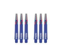 RED DRAGON Nitrotech Ionic Alberi Freccette Aste Corti - Blu - 2 Set per Confezione (6 Alberi Freccette Aste in Totale)