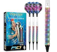 Red Dragon Peter Wright Snakebite 1 Soft-Tip - 18g - 90% Tungsten Steel Darts with Hardcore Flights, Shafts, Wallet & Red Dragon Checkout Card by Red Dragon Darts