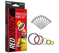 RED DRAGON Peter Wright Snakebite Anelli di Pratica Delle Freccette Esclusivi e Ufficiali