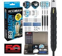RED DRAGON Peter Wright Snakebite Ottone Punta in Acciaio Set di Freccette