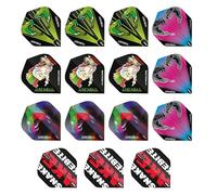 RED DRAGON Peter Wright Snakebite Pacchetto di Volo Hardcore Assortito - 5 Set per Confezione