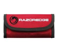 RED DRAGON Portafoglio per freccette | Custodia per freccette professionale pieghevole a tre | Contiene 1 set di freccette e accessori, Rosso, 190mm x 150mm x 20mm, Razor EdgeTri-Fold
