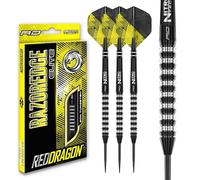 RED DRAGON Razor Edge Elite Set di Freccette in tungsteno Premium da 24 Grammi con Alette e steli
