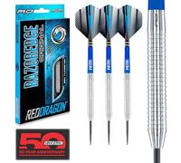 RED DRAGON Razor Edge Original 28g Freccette Tungsteno con Punta Acciacio, Voli e Freccette Aste