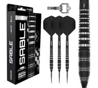 RED DRAGON - Serie Sable | Punte intercambiabili alimentate da Winmau | Set di freccette in tungsteno al 90% | Set professionale di freccette con punta in acciaio | Freccette da 21 g, 22 g, 23 g, 24 g