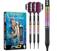 RED DRAGON Snakebite Campione del Mondo 2020 Edizione Softip 22 Grammo Freccette di tungsteno Compreso Voli e Steli