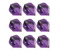 RED DRAGON Snakebite Ionic Dart Flights - 3 Sets per Pack (9 Dart Flights in Total)