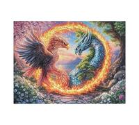 Red Eagle And Blue Dragon Encounter Puzzle 500 Pezzi Rompicapo Creativo Artistico Happy Time Stimolo Della Creatività Attività Per Il Tempo Libero Regalo Per Persone Creative 500 PCS