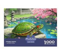 Red-eared Slider 1000 Pieces Jigsaw Puzzles For Adults Family Challenge Toys Stress Relieving Entertainment Exercise The Memory of The Brain for Adults And Kids, Age 12 Years Up 70x50cm/1000pcs