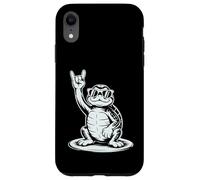 Red eared Slider Punk Rock Rocker Terrario Heavy Metal Custodia per iPhone XR