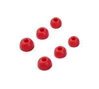 (Red) Eartip Cap Cover Silicone Earbuds Earplugs Silicone Skin Earpiece Ear Hook Buds for-Beats -Studio Buds Headphone White